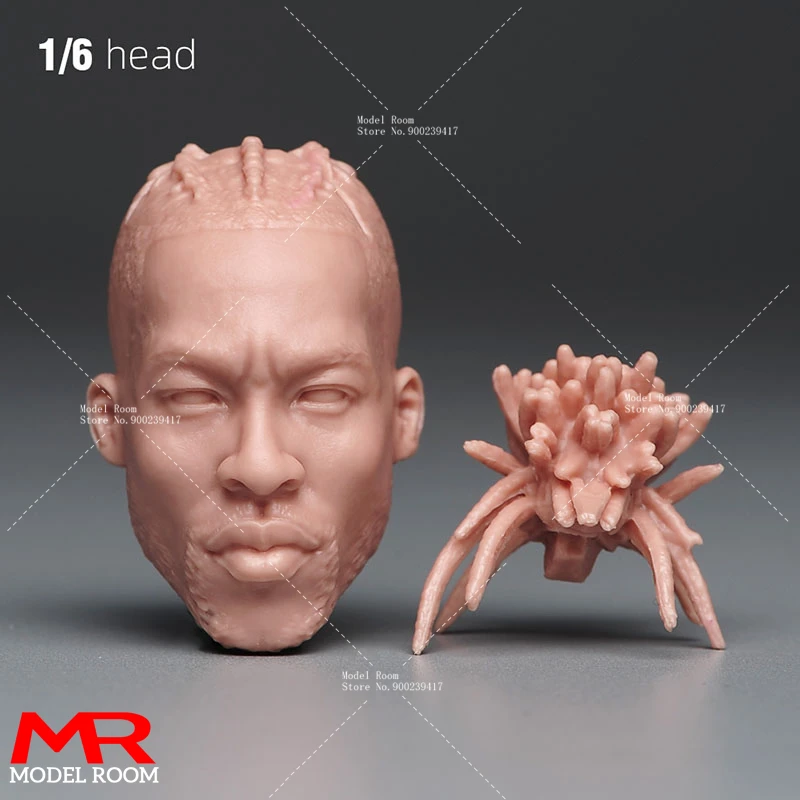 Unpainted 1/6 Male Female Head Sculpt Henry Cavill Mark Wahlberg Hugh Jackman Head Model Fit 12\'\' Soldier Action Figure Body