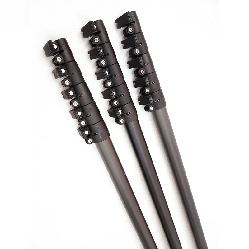 18M carbon fiber telescopic support rod, light window cleaning rod, flip lock with handle