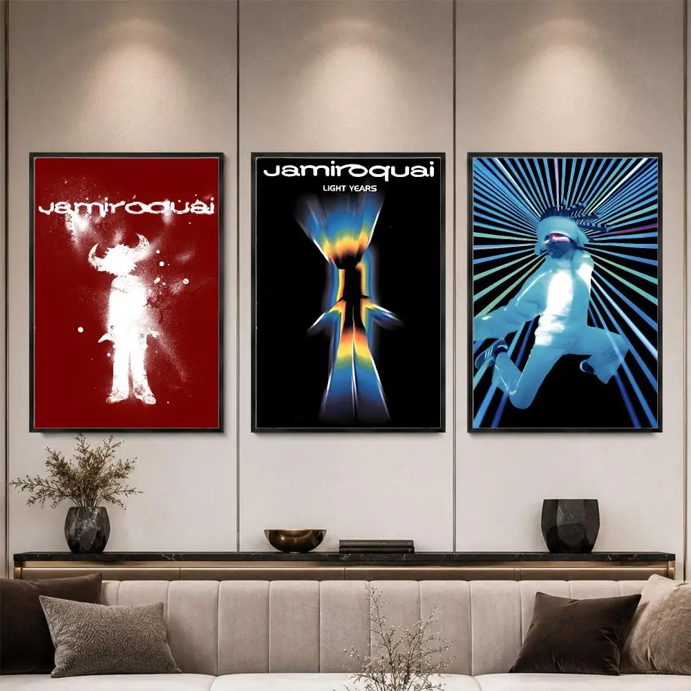 Band Jamiroquai Virtual Insanity Funk Poster HD PP Waterproof Eco-Friendly For Kitchen Bathroom Wall Art Bedroom Home Decor