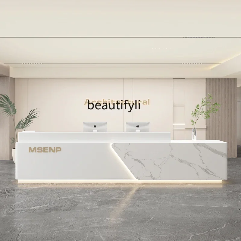 

Asmt14 New 14 Simple and modern company, paint bar table hotel lobby club reception desk beauty salon checkout page