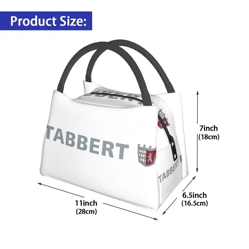 Tabbert Caravan Logo Resuable Lunch Boxes Women Waterproof Cooler Thermal Food Insulated Lunch Bag Travel Work Pinic Container