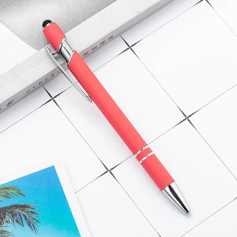 3/5Pcs Mehrfarbige Hohe Qualität Presse Stift Nette Metall Kugelschreiber Kapazitive Touch Schreibwaren Schule Bürobedarf – Detail 20