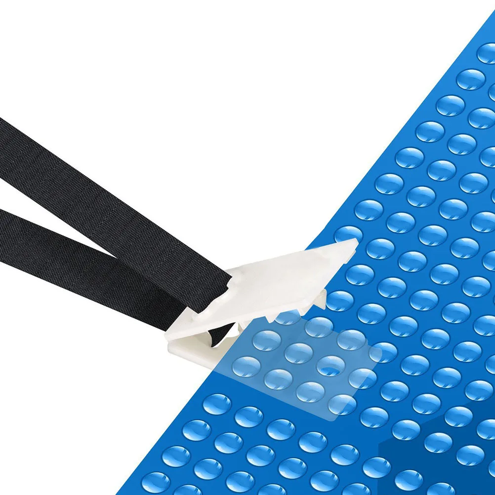 طقم أشرطة بطانية شمسية مكون من 8 أشرطة وعلامات تبويب وألواح سلكية وأبازيم نظام بكرة إينجروند أدوات مرفقة متينة وسهلة التركيب