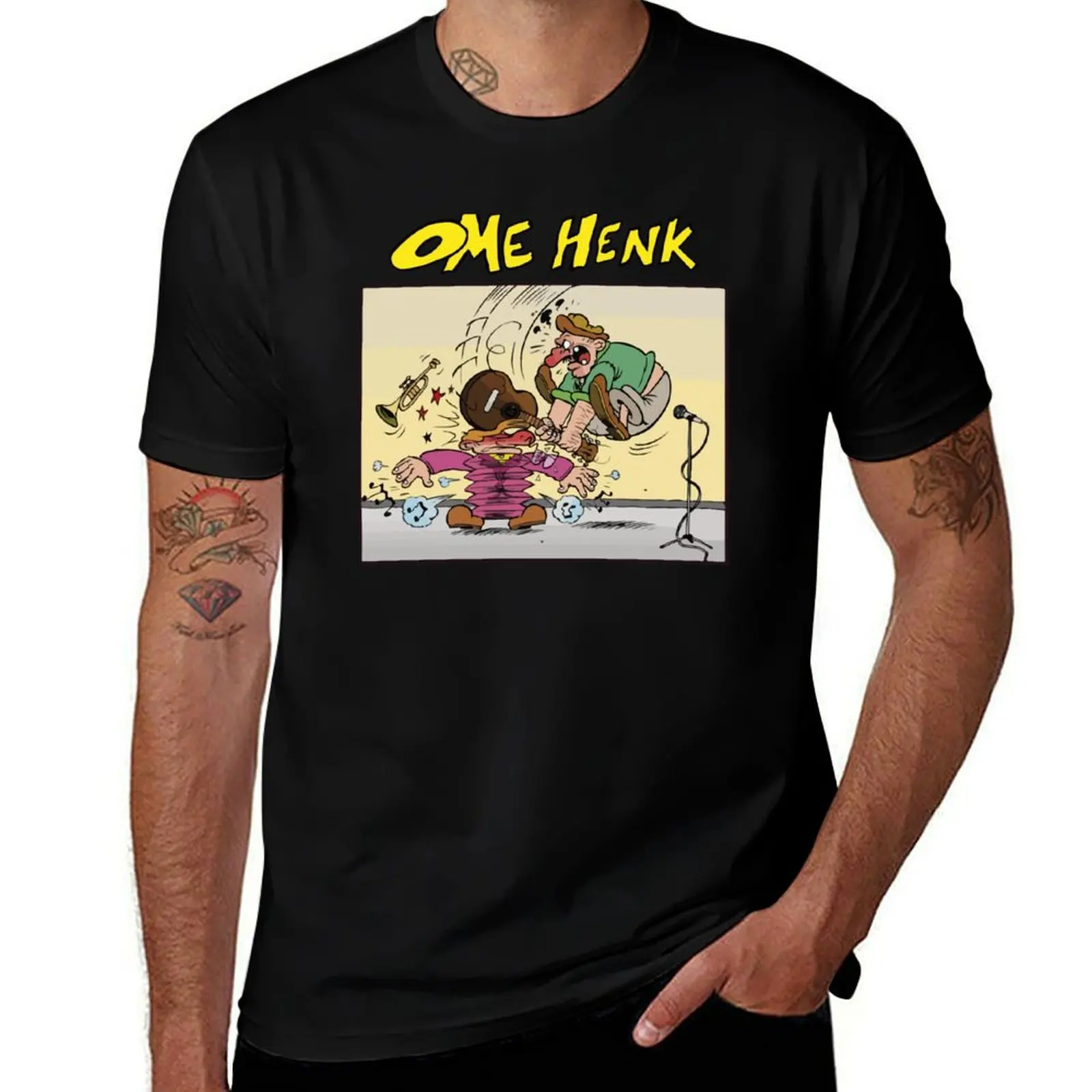 Ome Henk on Stage T-Shirt Casual Daily Wear Short Sleeve Top T-Shirt