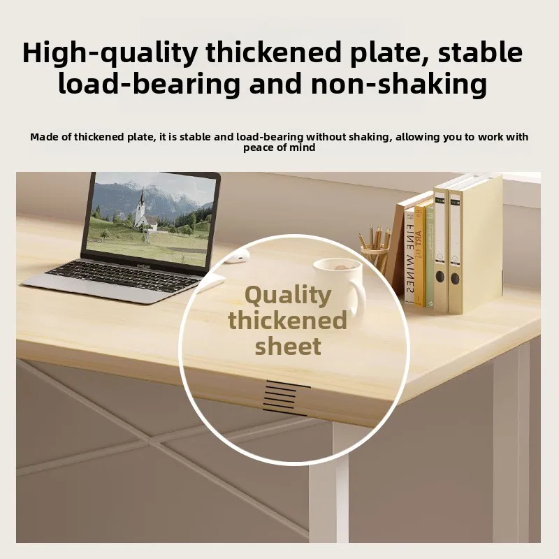 Computer desk bookshelf desk notebook table combination writing table