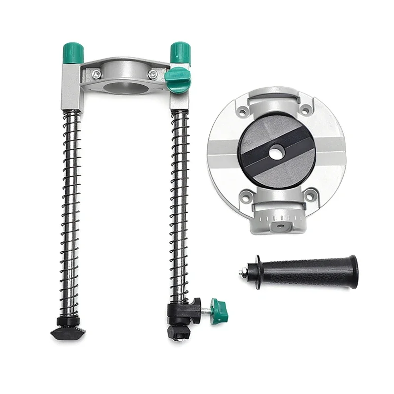 1.5mm-13mm Drill Guide Stand Electric Pipe Hand Drill Holder with Adjustable Precision Angle Removable Handle Woodworking Tool