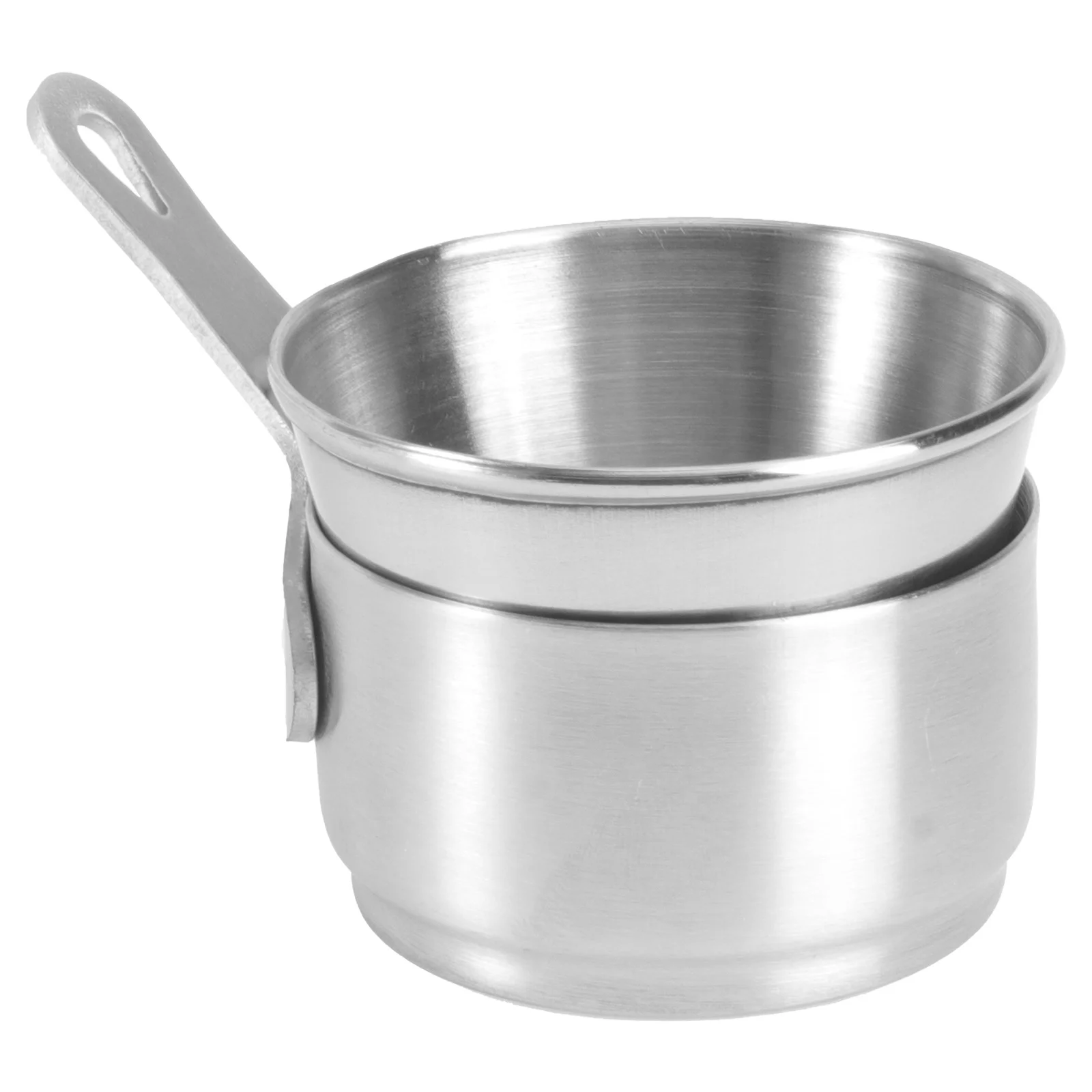 

1Set Stainless Steel Sauce Pot and Seasoning Cup Food Sauce Bowl for Kitchen Bar Hotel Easy Use and High Temperature