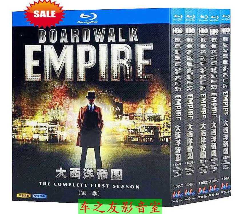 

Blu-ray Disc Set for Atlantic City Season 1-5 with English Chinese and Traditional Chinese Subtitles 14 DVDs