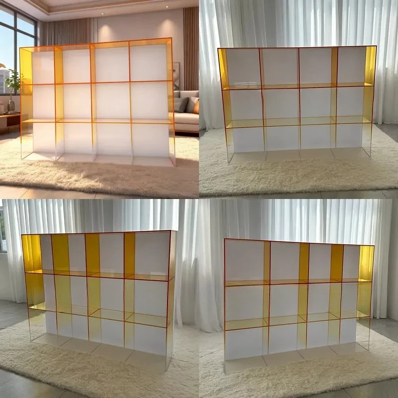 Custom Color Acrylic Display Stand Premium Acrylic Display Cabinet Fashion Production