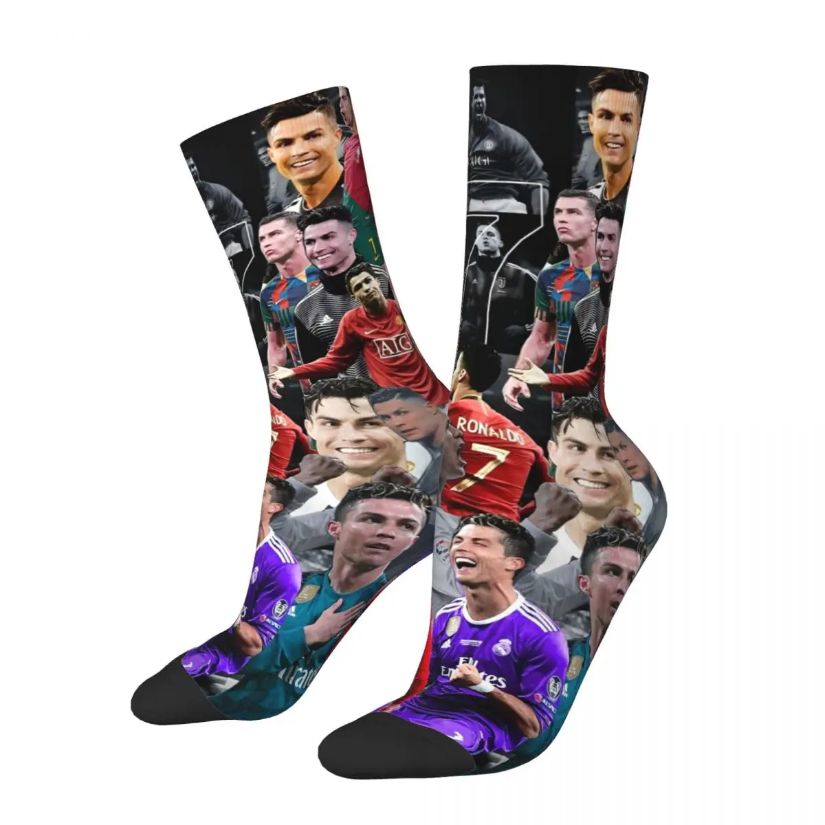 

Cr7 Football Merch Socks Soccer Cristianos Fan Gift Socks for Men Women Non-slip