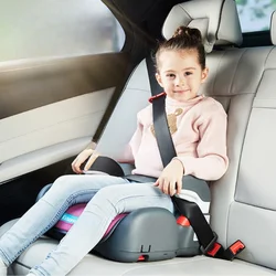 EG95 High Back Booster Seat, Portable Child Safety Chair for 1-12 Years, Adjustable Infant Car Seat, Comfortable Travel Booster