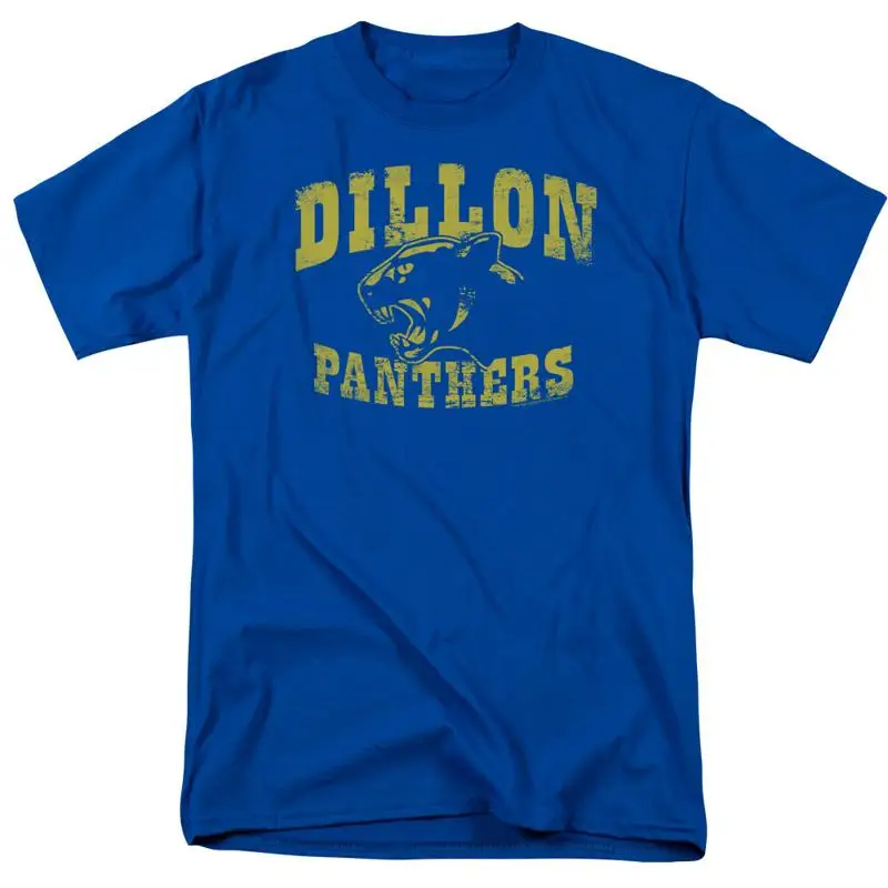 Friday Night Lights Panthers Logo T Shirt Mens Licensed Classic TV Show Royal