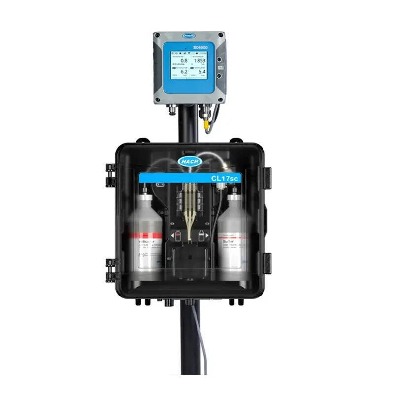 

HACH CL17sc Analysis Instrument Free Reagents Colorimetric Chlorine Analyzer with Pressure Regulator Installation Kit PN.8572900