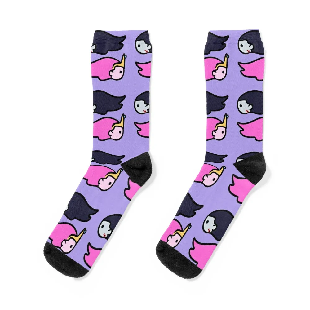 

Marceline and Bubblegum Socks Toe sports hockey sheer hip hop Socks For Women Men's