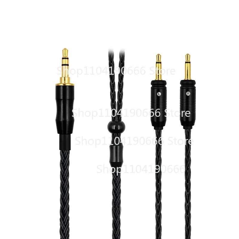 6N 16-core braided 3.5mm Audio Cable For Fiio FT3 FT5 FT1 FT7 Headphones