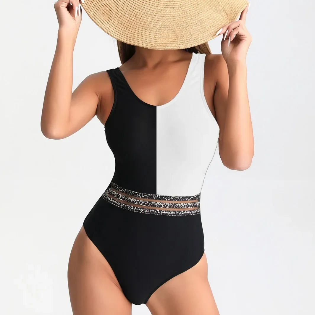 

S-XL сексуальный лоскутный цельный купальник женский купальник женские монокини купальники 2024 купальный костюм пляжная одежда боди