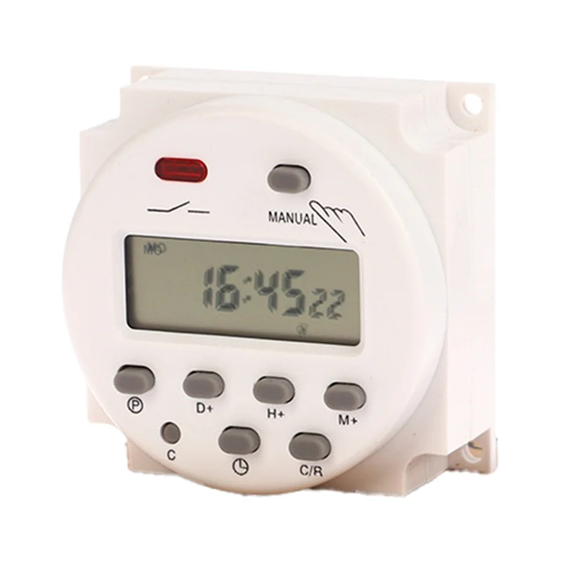 A88E-CN101A Digital LCD Power Timer Programmable Time Switch Relay Dc12v Small Power Timer Timer Power Off Cycle Switch