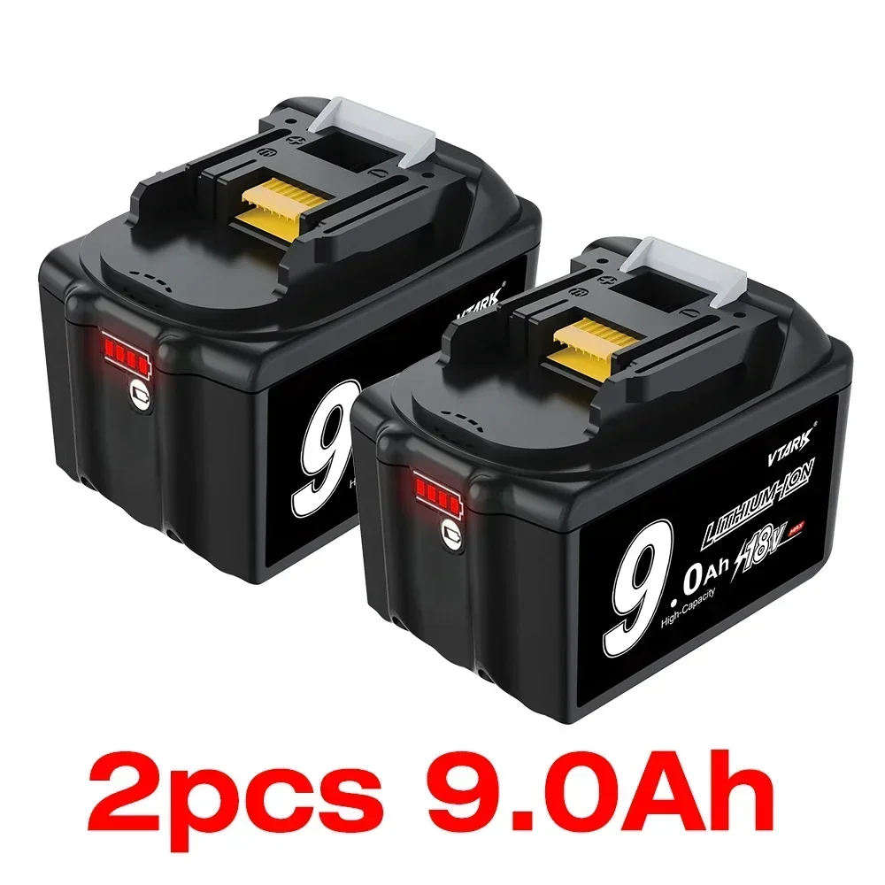 

2024 Upgrade Rechargeable 18V 9000mAh Li-Ion Battery For Makita BL1830 BL1815 BL1860 BL1840 Replacement Power Tool Battery