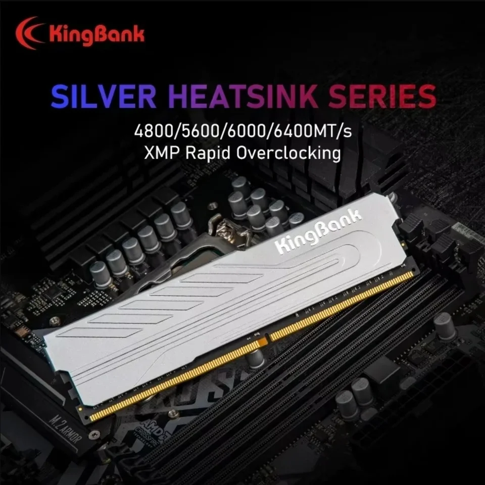 Kingbank DDR5 8 ギガバイト/16 ギガバイト/32 ギガバイトシルバー