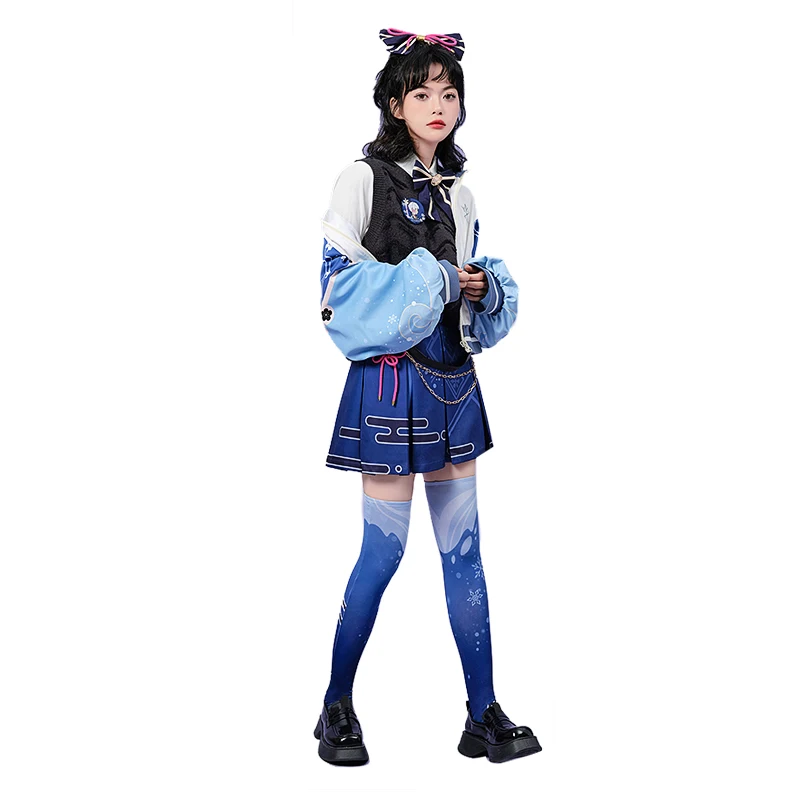 كاميساتو أياكا تأثيري حلي لجميع القديسين عيد الميلاد كوميك كون لعبة أنيمي ملابس الحفلات