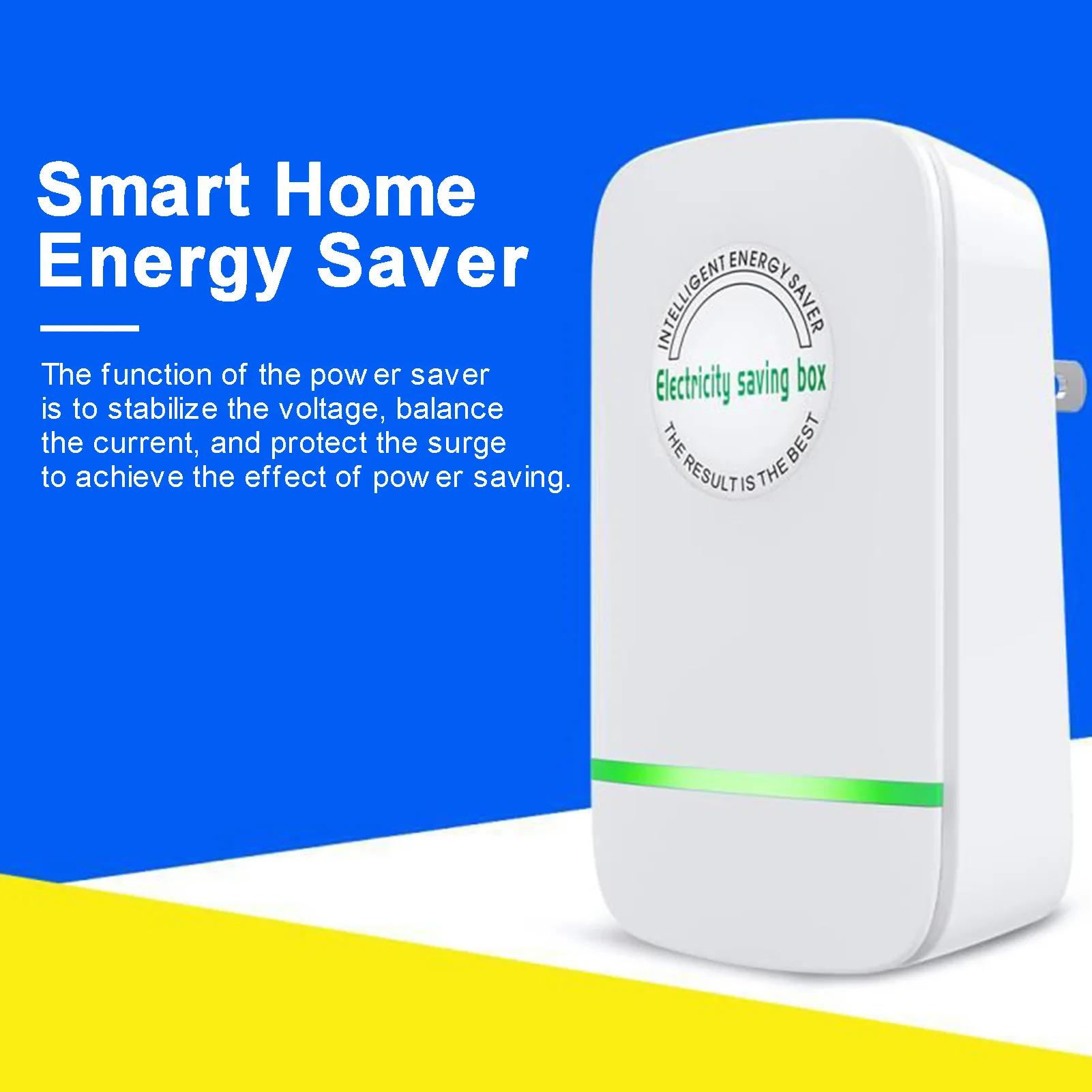 Power Saver Smart Electric Saver Device Economizer Power Source Balance Power Supply Stabilizer for Home Apartment Office