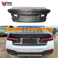 Carbon Fiber Trunk Lid For BMW 5 Series M5 F90 G30 G38 2017+ Car Rear Trunk Lid Cover Upgraded Body kit