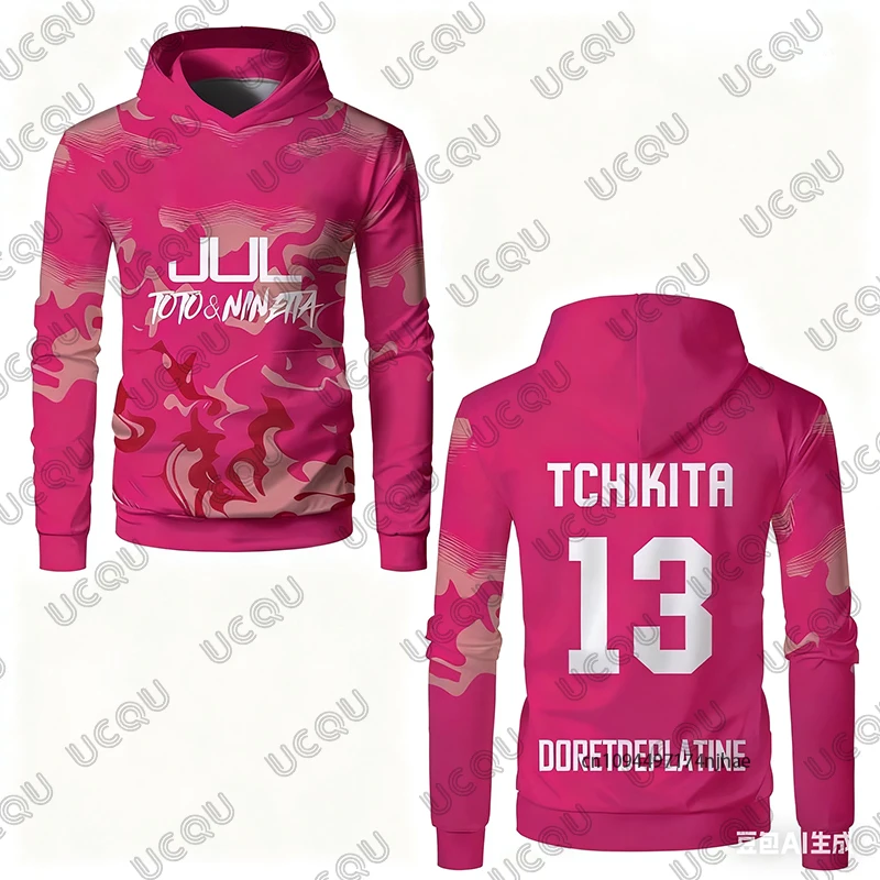 2026 الخريف الشتاء مغني الراب JuL هوديس للأطفال طويلة الأكمام بلوزات ملابس رياضية غير رسمية المتضخم الاطفال/الكبار بلايز #6