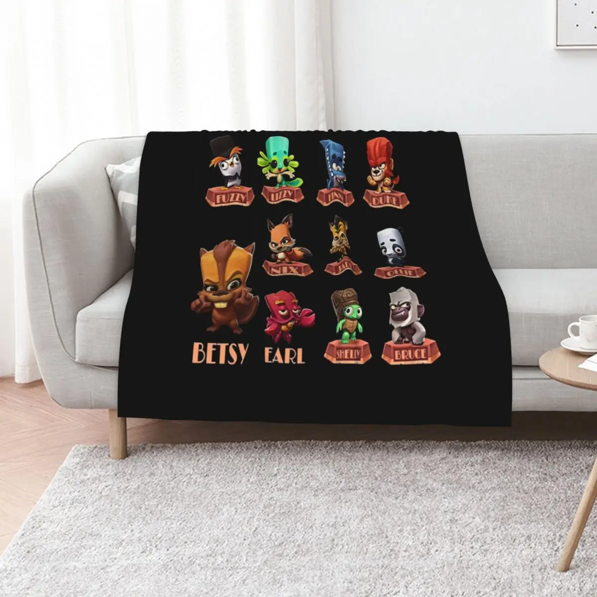 Mens My Favorite Zooba Battle Arena Royale Characters N 01 Zoo Gifts For Fan Throw Blanket Baby Extra Large Throw Blankets