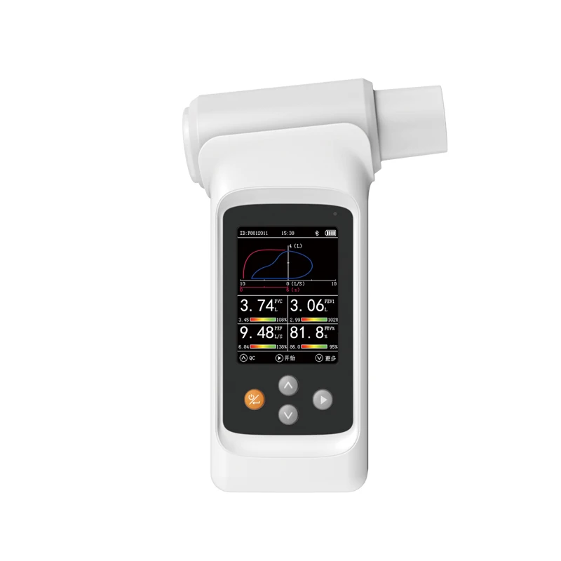

SP90 Portable Pulmonary Function Testing Device Pulmonary Function Analyzer Medical Spirometer