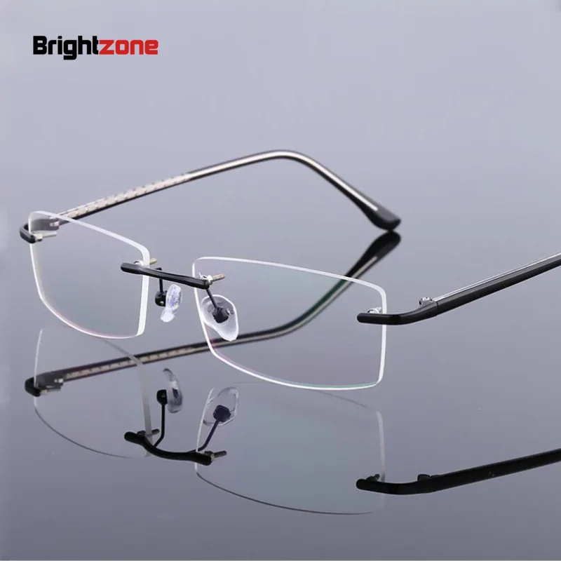 

Ultra Light Frameless Titanium Alloy Rimless For Myopia Hyperopia Prescription Glasses Frames Men Glases Optik Women Eyeglasses