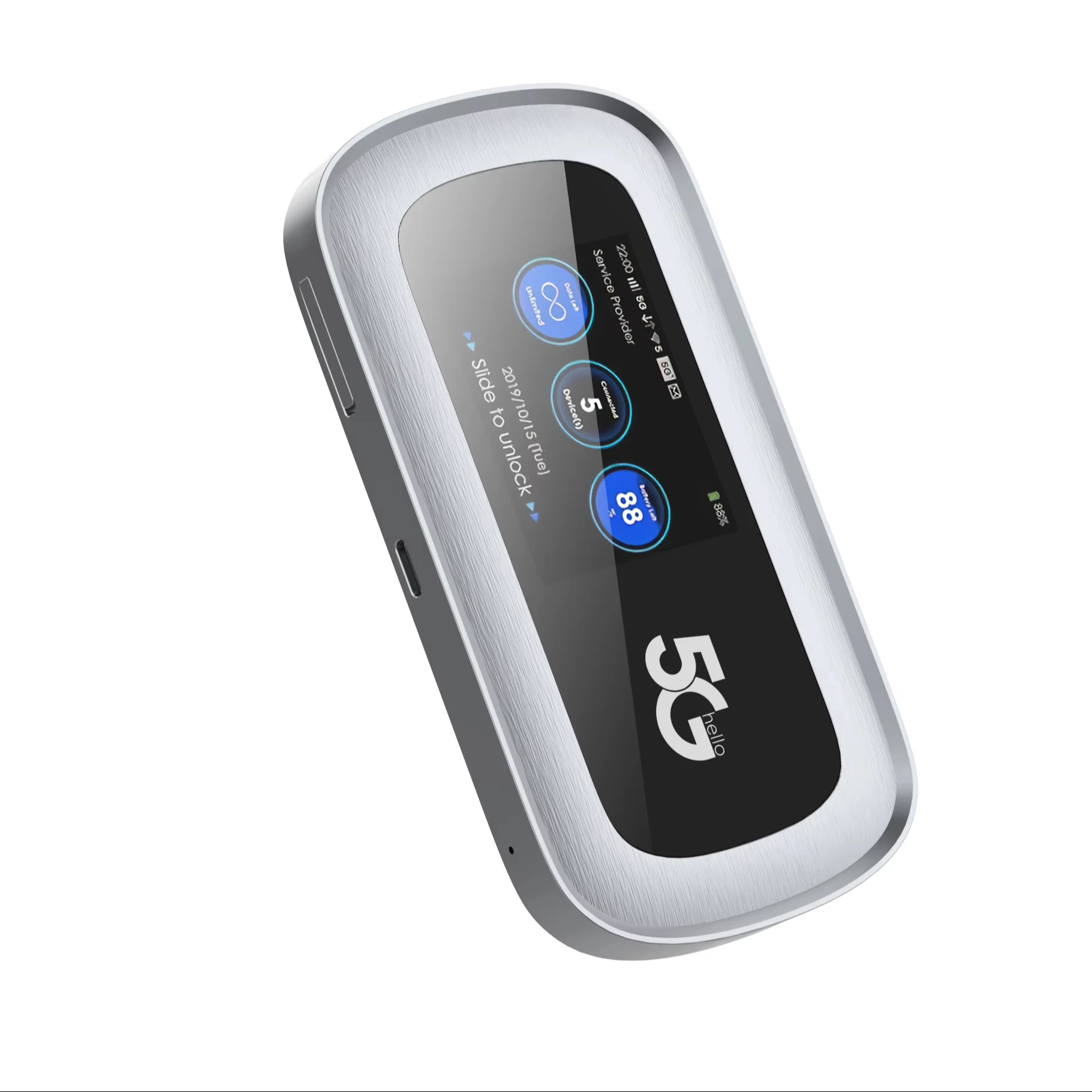 5G Hot Spot OEM Mini Wifi Portable Low Power Consumption Unlocked Outdoor Wifi SIM Router 16 Users WiFi6 Wireless Mobile Mifis
