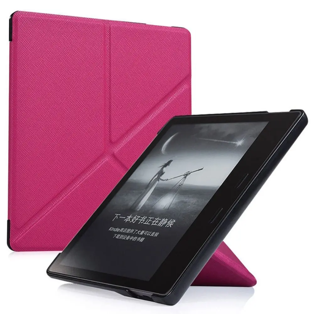 9/10th Generation Smart Cover PU Leather Funda Folio Stand Case Colorful Folding 7 inch eReader Shell for Kindle Oasis 2/3