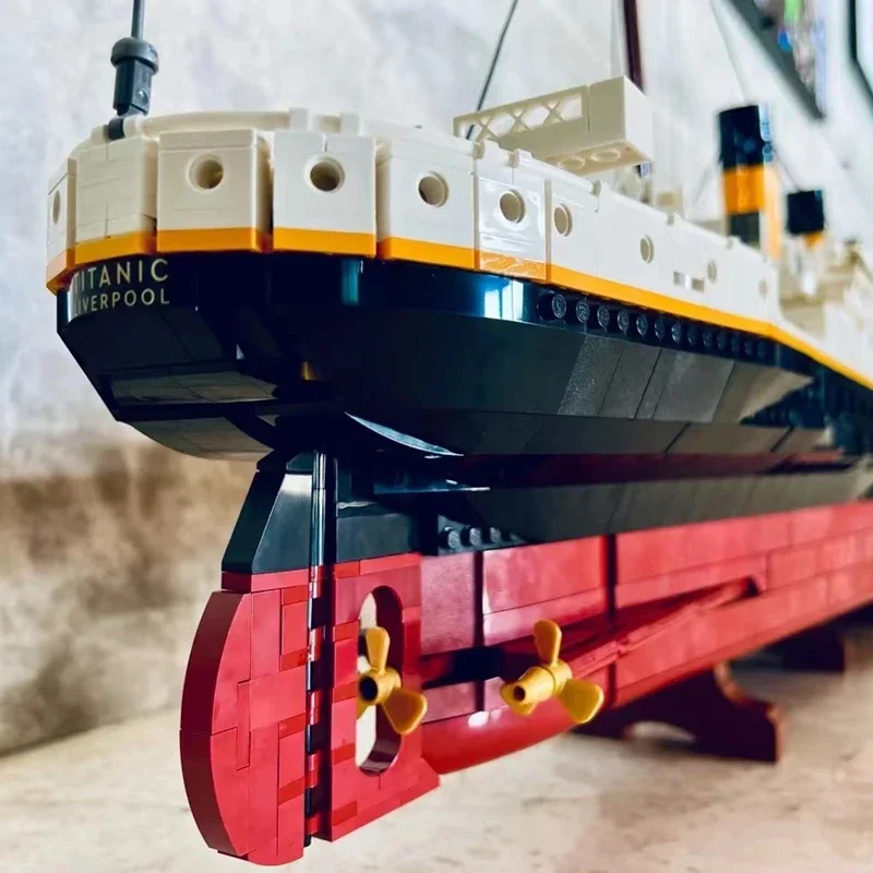 9090pcs Cruise Boat Ship Compatible With 10294 Building Block Bricks Toys For Christmas Birthday Gift