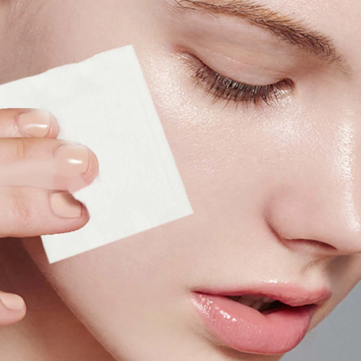 100 ชิ้น/แพ็ค Double-Sided Soft Makeup Remover ผ้าฝ้ายผู้หญิง Breathable แต่งหน้า Remover สําหรับทุกวันทําความสะอาดผิวหน้าความงาม