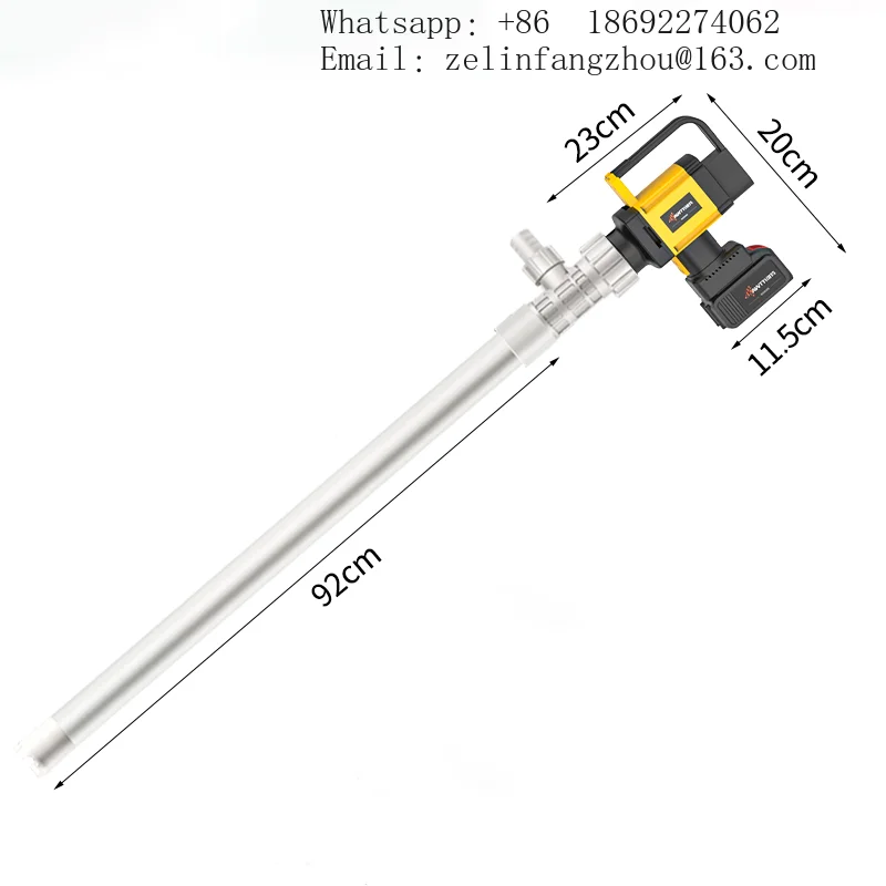 CAVITT 880W PTFE Electric Drum Pump Anti Corrosion Chemical Industrial Liquid Transfer Barrel Pump Heavy Duty Pump Kit