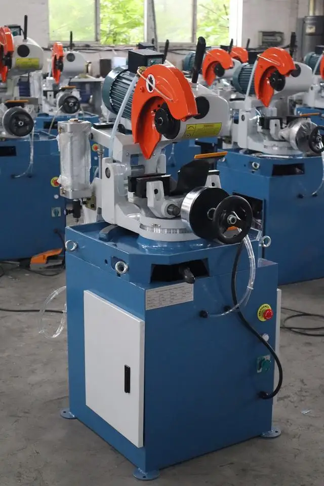 MC-315B Semi-automatic Pneumatic Pipe Cutting Machine Metal Steel Tube Angle Cutting Machine