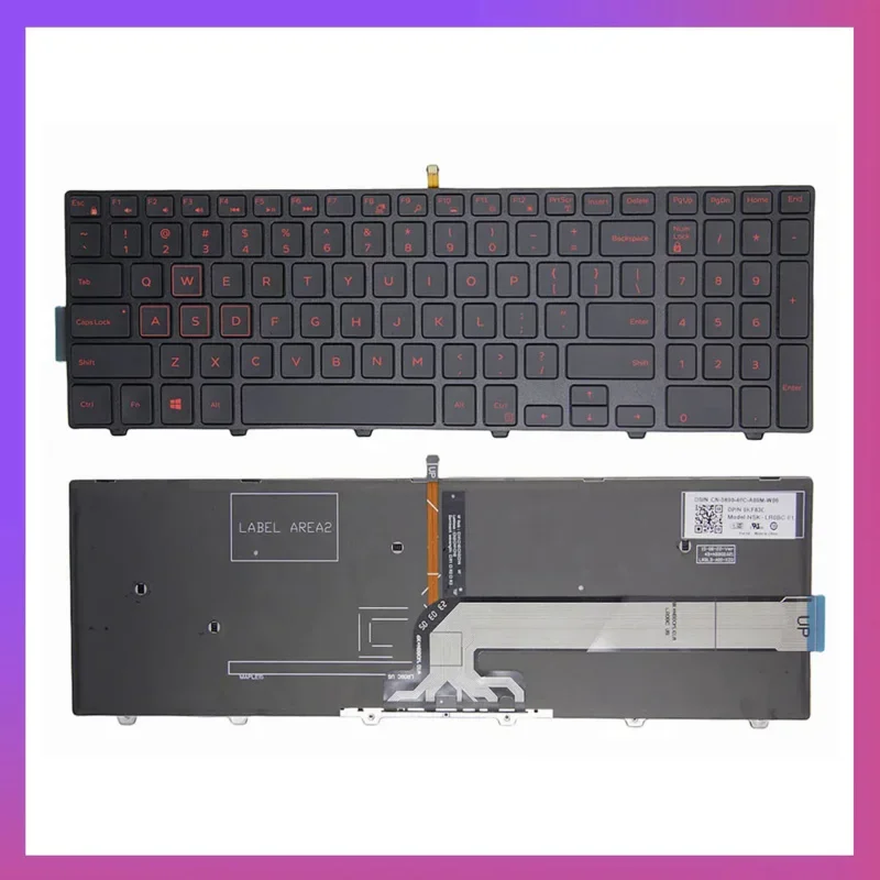 All new for delltravel box Linyou 15 3000 5000 5547 5541 7748 p51f p39f 3548 3541 7559 laptop keyboard