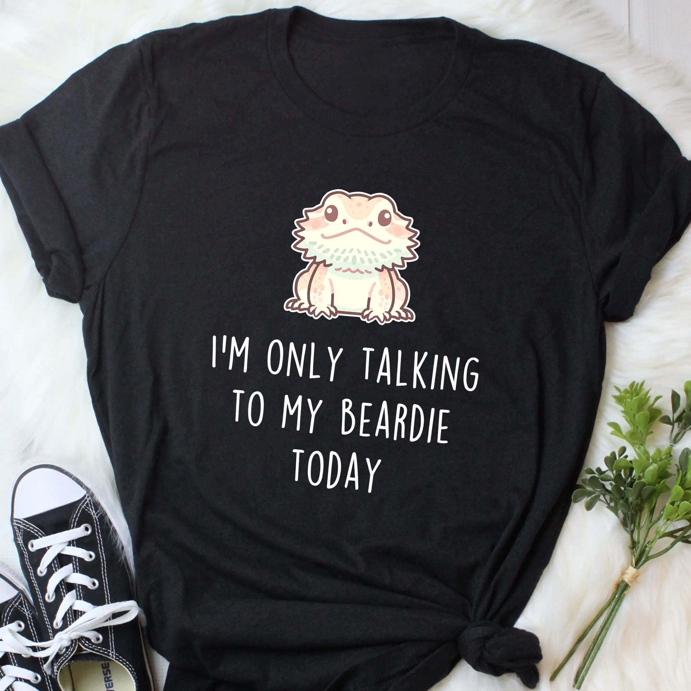 Bearded Dragon T Shirt Pet Reptile Lover Funny Lizard Cute Beardie Mom Dad Herpetologist