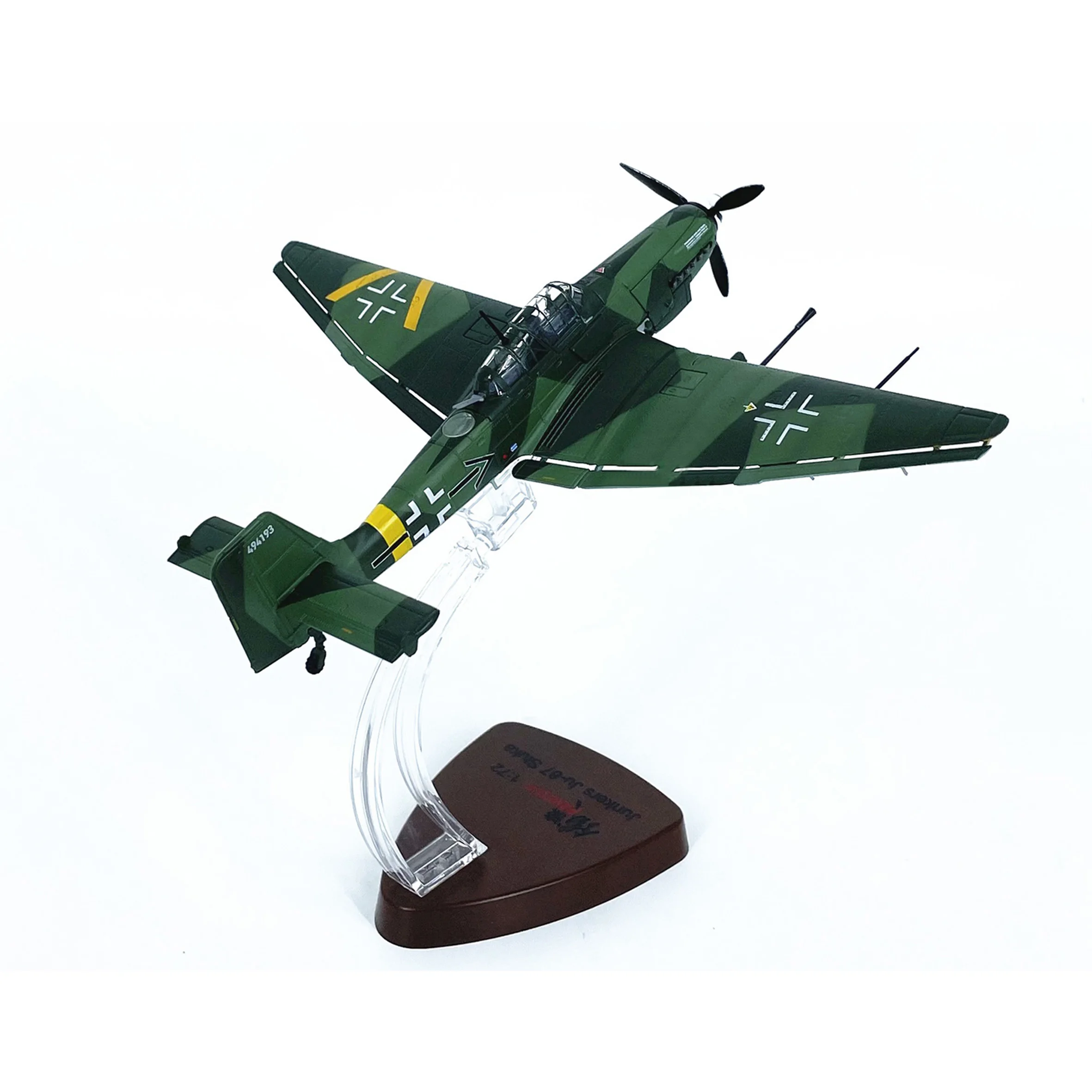 

1: 72 14647PB German JU-87G2 fighter model Hans Rudel 1945 10th Anti Tank Squadron alloy finished model