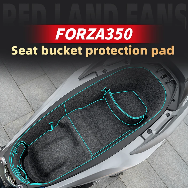 verwendet für HONDA FORZA350 Motorradaufbewahrung Schutz Pad Box Liner Gepäck Tank Abdeckung Fahrradzubehör Sitz Eimer Pad