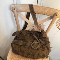French Retro Tassel Cotton Linen Canvas Women Bag Personalized Fashion High-end Multifunctional Single Shoulder Crossbody Bags