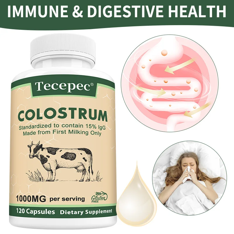 Colostrum Supplement (first Milk Colostrum Only, Standardized To Contain 15% IgG Immunoglobulins) Immune and Digestive Health