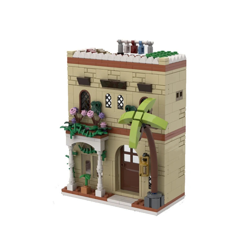 Moc-子供向けのレンガ造りの建設,都市,シリーズ,40590,モジュラー,モデル,DIY,組み立て,ブロック,パズル,おもちゃ,ギフト