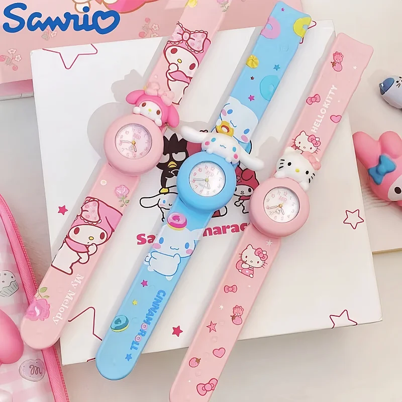 

Zg Sanrio Hello Kitty Melody Cinnamoroll детские водонепроницаемые часы с героями мультфильмов Cinnamoroll Cinnamoroll детские часы Рождественский подарок