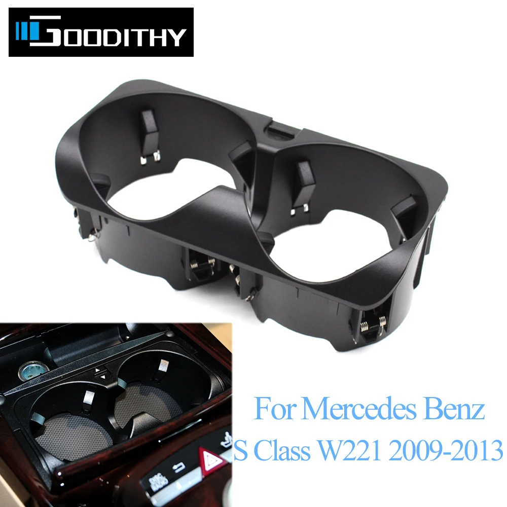 

Car Central Console Water Drink Cup Holder Cover Panel For Mercedes Benz S Class W221 S300 S350 S400 S500 2009-2013 2218130014