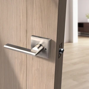 Khóa cửa phòng tắm, nút vuông gia đình vuông, kênh phòng giải đấu kẽm, nắm đấm không cần chìa khóa 8 Cửa khóa vàng bán hàng chính - №1