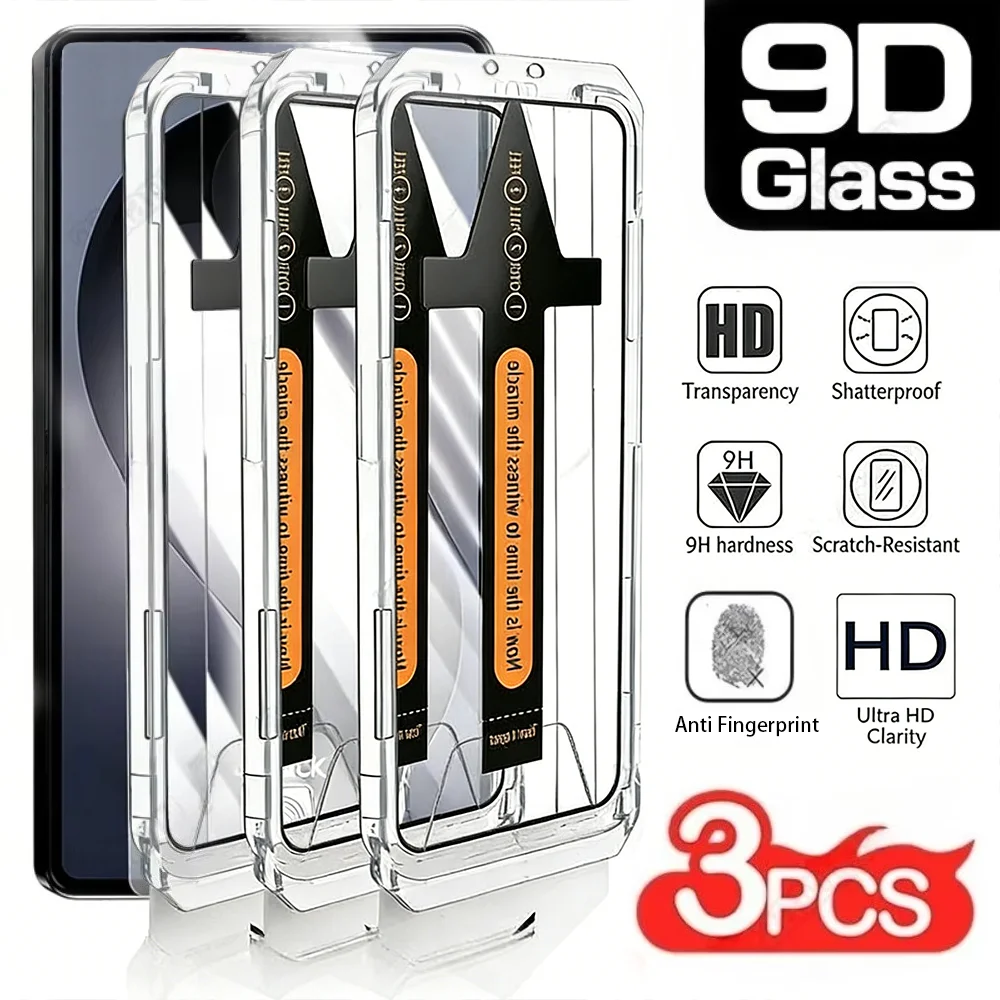 

3PCS Oleophobic coating For Samsung S24 S25 S26 Ultra S26 S25 S24 S23 S22 Plus S23 FE A34 A35 HD Tempered Glass Screen Protector