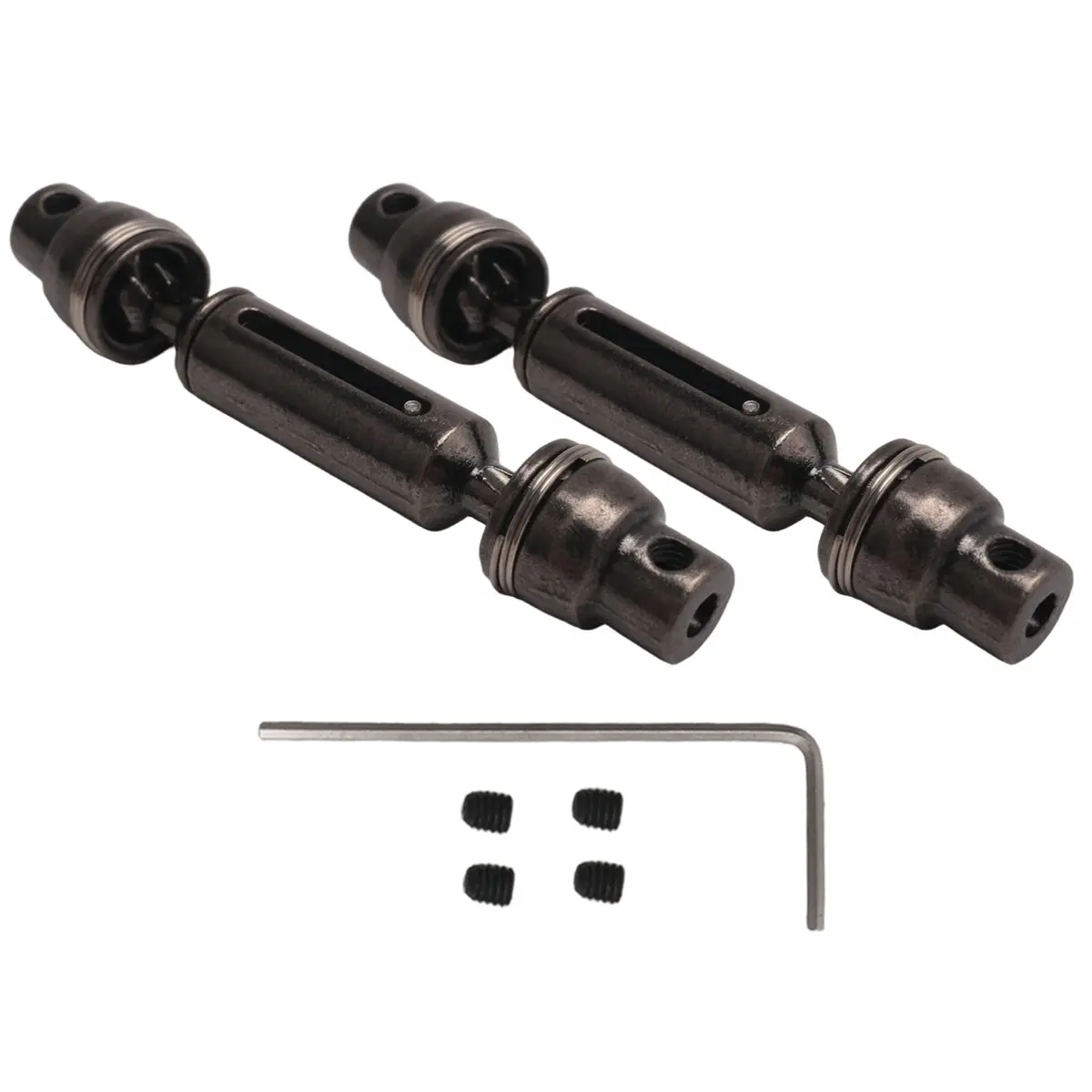 【CYBER MONDAY】2Pcs Metal Drive Shaft CVD for D12 C14 C24 B14 B36 B24 MN D90 MN99S MN-90 RC Car Upgrade Parts Accessories