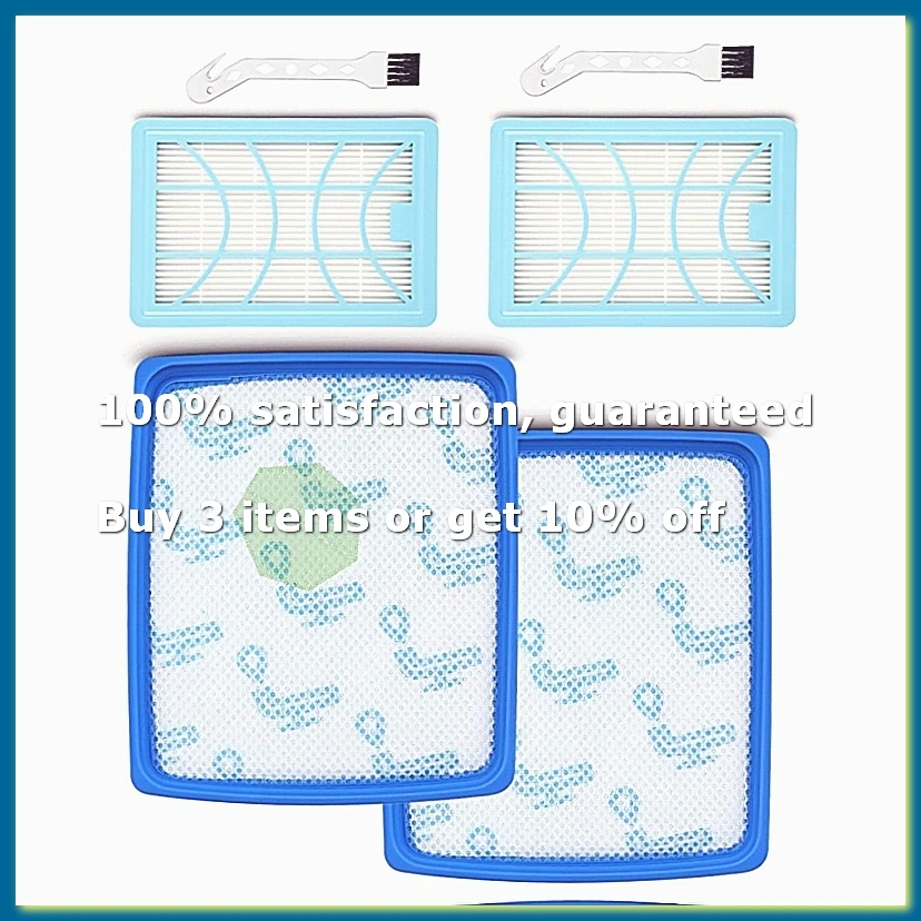 7000シリーズエキスパート用掃除機フィルター、fc9728-01、fc9728-81-a009用交換フィルターセット