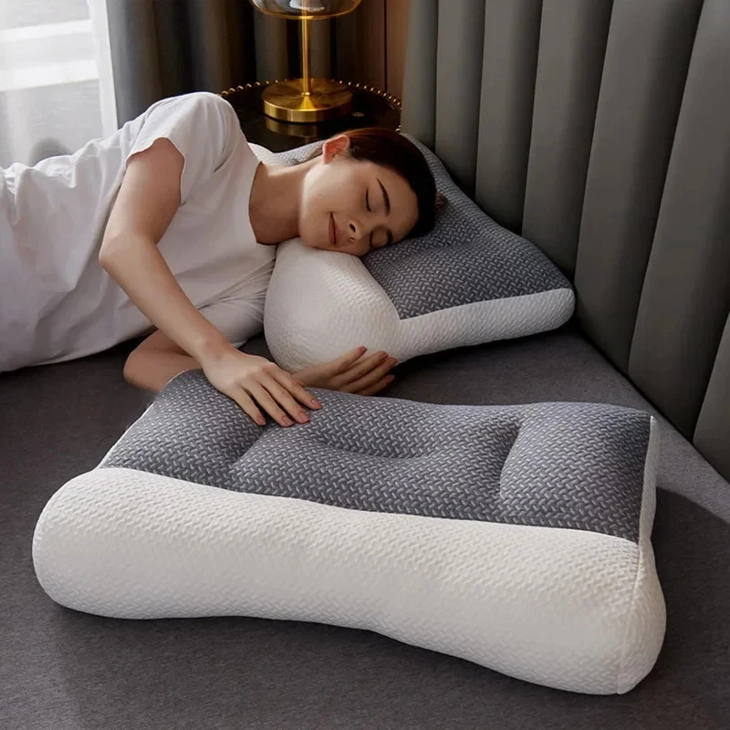 

Memory Orthopedic Cotton Pillow Slow Rebound Soft Memory Slepping Pillows Ergonomic Shaped Relax The Cervical For Adult